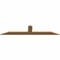 Ekena Millwork Portland Smooth Timber Gable Bracket, Western Red Cedar, 84"W x 17"H x 1 1/2"D x 5 1/2"F, 5/12 Pitch GBW084X17X0206POR00SWR - alternate 3
